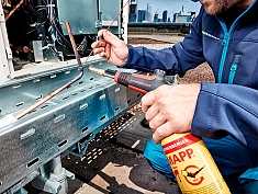 Использование газовой горелки на баллончик с пьезоподжигом для пайки Rothenberger Super Fire 4 Basic Set