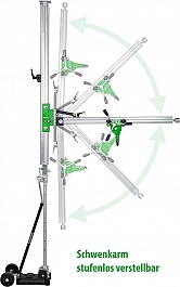Поворотный кронштейн универсальной станины для алмазного бурения Eibenstock USD 182 Up-Side-Down Поворотный кронштейн универсальной станины для алмазного бурения Eibenstock USD 182 Up-Side-Down